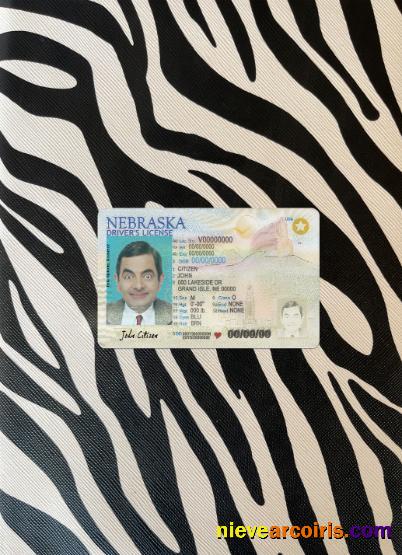 USA Nebraska new driving license photolook
